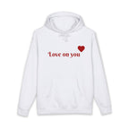 Classic "Love on YOU" Heavyweight Hooded Sweatshirt