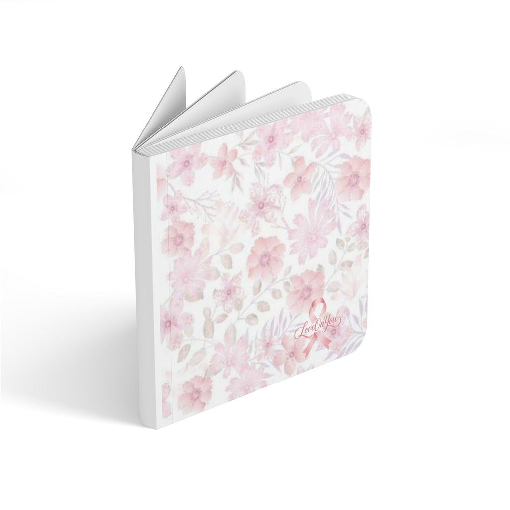 Hope in Bloom | Floral Breast Cancer Awareness Notebook