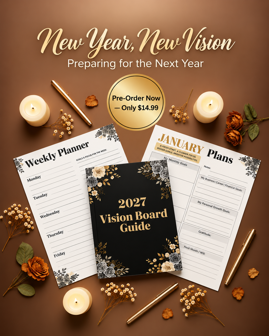 Vision Board Guide- Pre-order