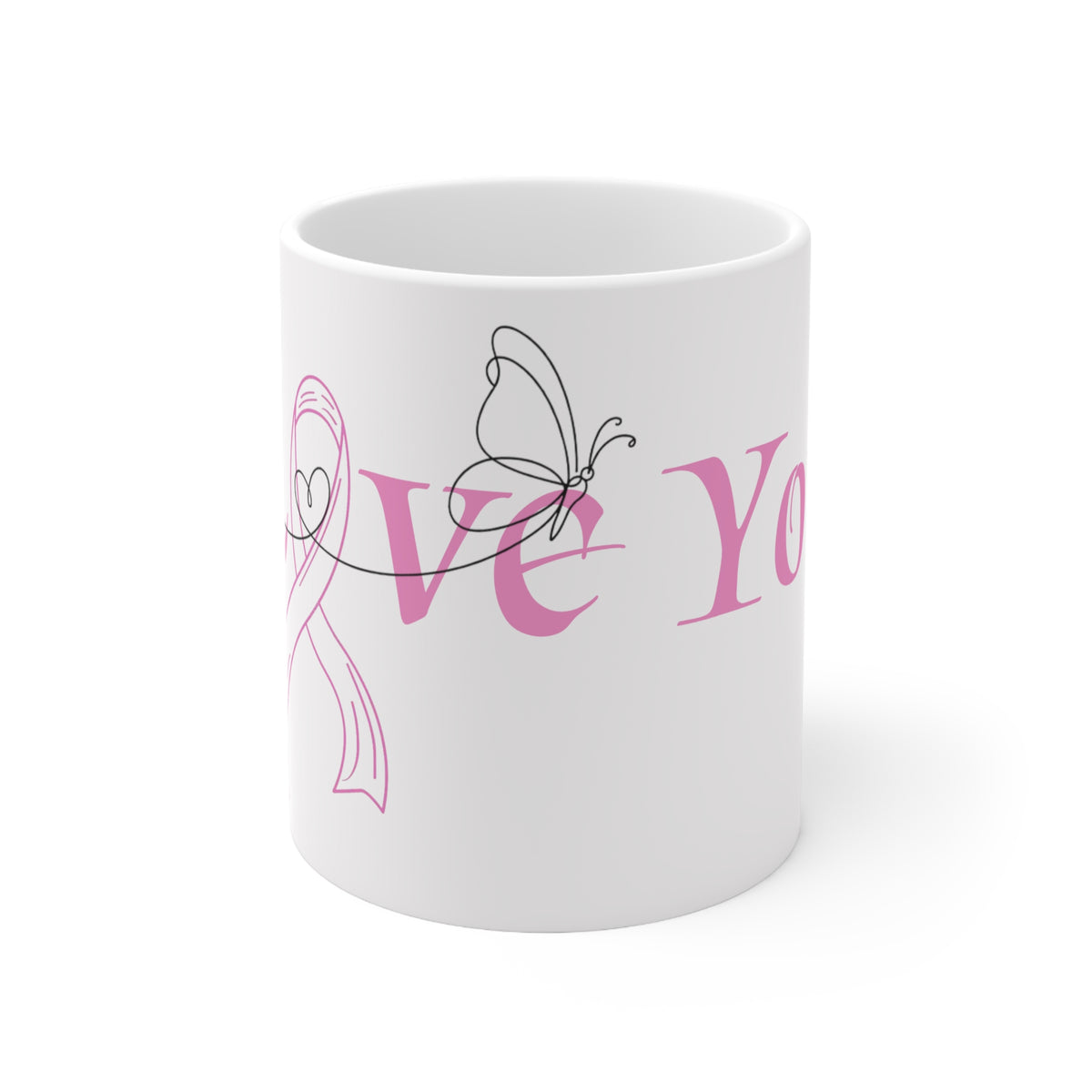 Wings of Hope | Breast Cancer Awareness Butterfly Mug