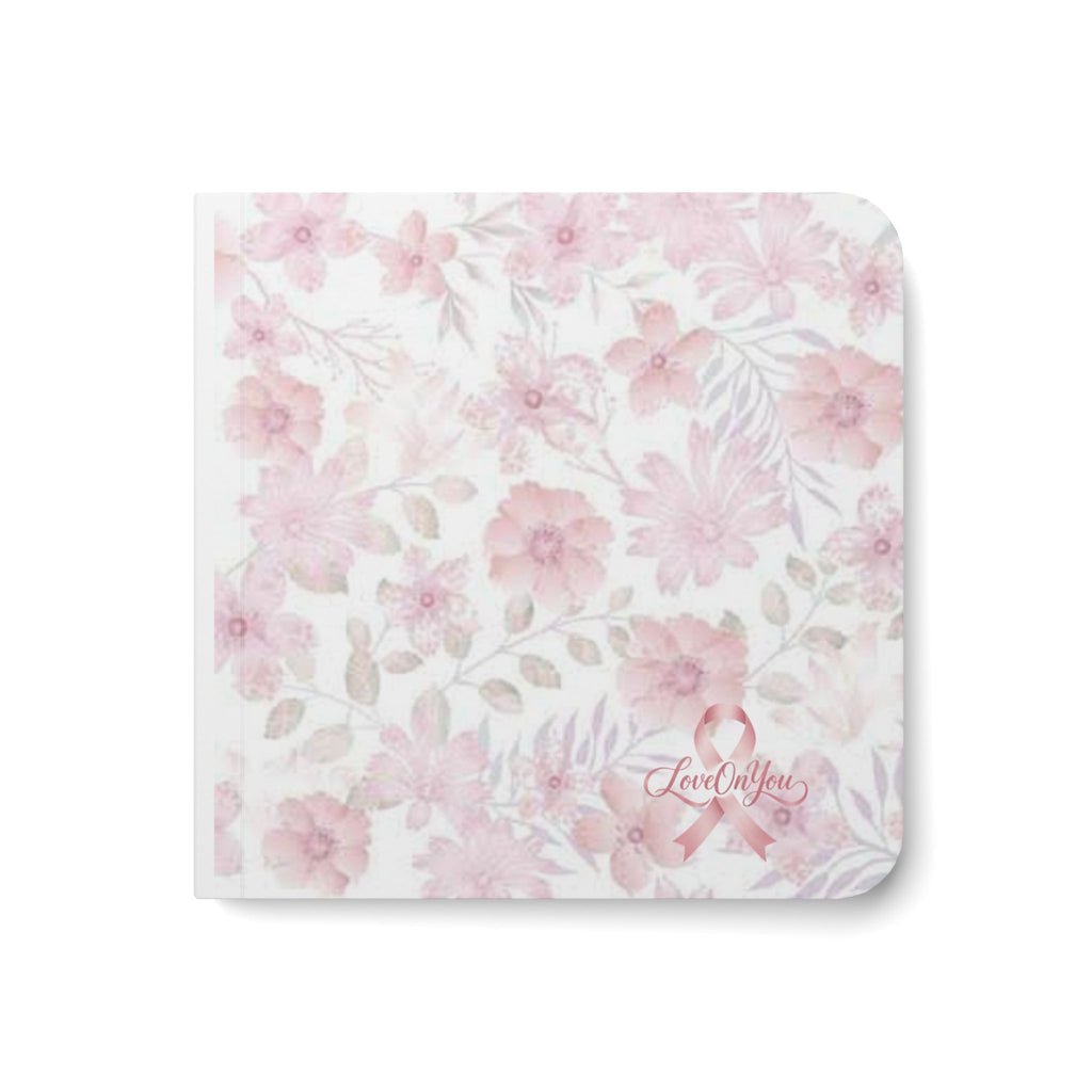 Hope in Bloom | Floral Breast Cancer Awareness Notebook