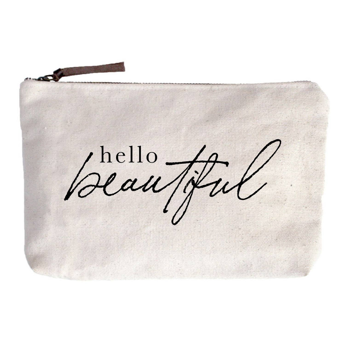Hello Beautiful Zip Pouch